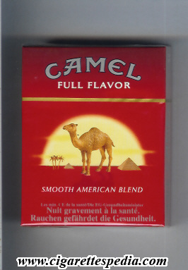 camel with sun smooth american blend full flavor ks 25 h germany usa