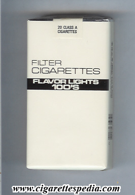 flavor lights filter cigarettes l 20 s usa