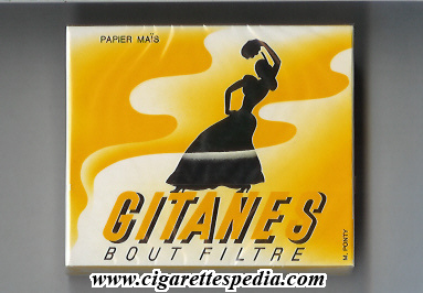gitanes yellow gitanes bout filtre s 20 b yellow black france