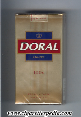 doral premium taste guaranteed lights l 20 s usa