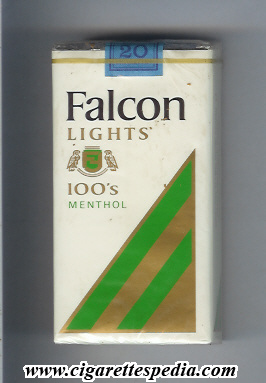 falcon american version lights menthol l 20 s usa