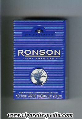 ronson light american ks 20 h blue czechia austria