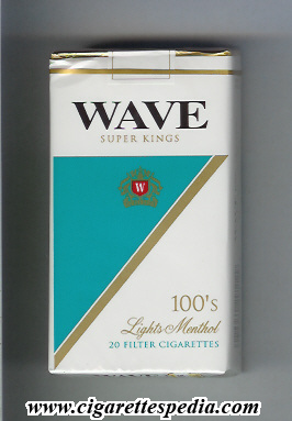 wave characteristic from below lights menthol l 20 s usa japan