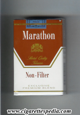 marathon exclusive premium blend non filter ks 20 s white brown cyprus greece