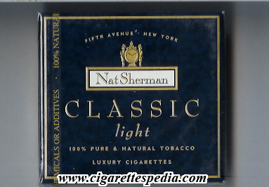 nat sherman classic light s 20 b usa