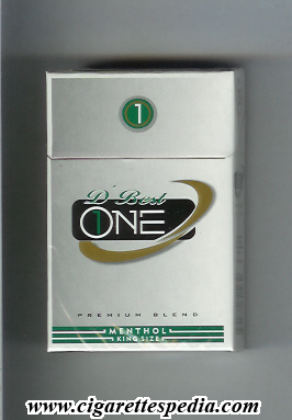 1 one d best premium blend menthol ks 20 h brazil