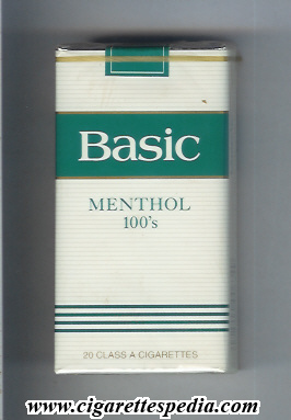 basic design 1 menthol l 20 s usa