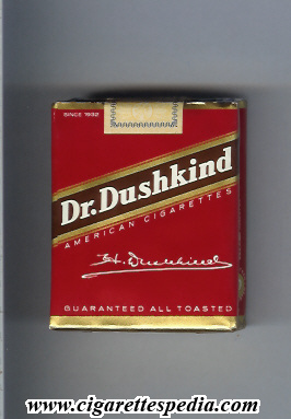 dr dushkind american cigarettes s 20 s holland usa
