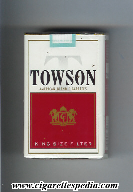 towson t american blend cigarettes ks 20 s brazil