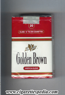 golden brown american blend ks 20 s red white usa