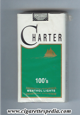 charter menthol lights l 20 s usa