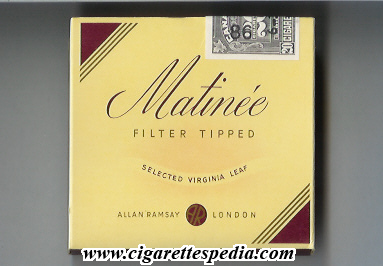 matinee filter tipped selected virginia leaf s 20 b canada