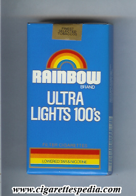 rainbow american version brand ultra lights l 20 s usa