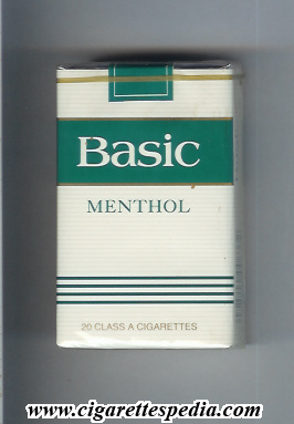 basic design 1 menthol ks 20 s usa