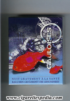 gauloises collection design with fish ks 25 h france