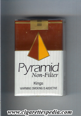 pyramid cigarettes Pyramid (american version) (colour design) (Non-Filter) KS-20-S - USA