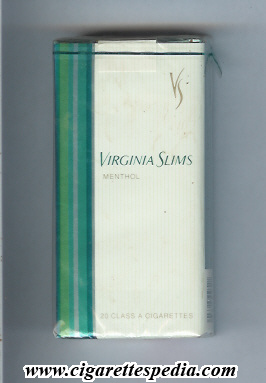 virginia slims name by one line menthol l 20 s usa