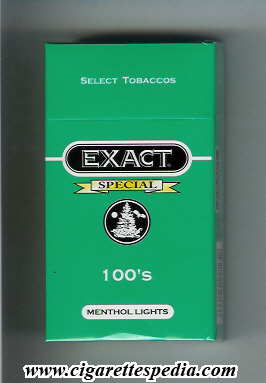 exact design 2 special menthol lights l 20 h indonesia usa