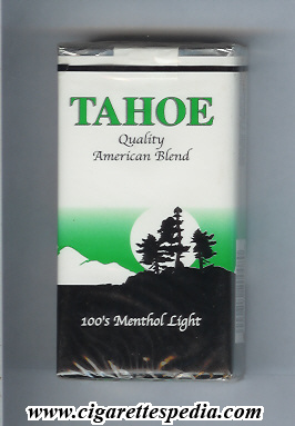 tahoe quality american blend menthol light l 20 s usa