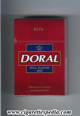 doral premium taste guaranteed full flavor ks 20 h usa