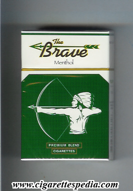 the brave menthol premium blend ks 20 h paraguay