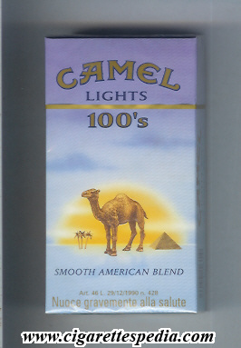 camel with sun smooth american blend lights l 20 h germany usa