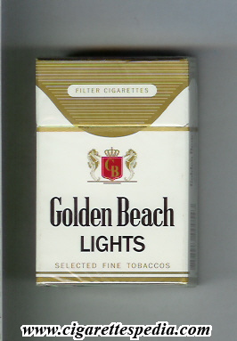 golden beach selected fine tobaccos lights ks 20 h peru