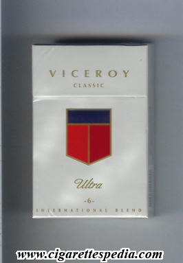viceroy with flag in the middle classic ultra 6 international blend ks 20 h chile usa