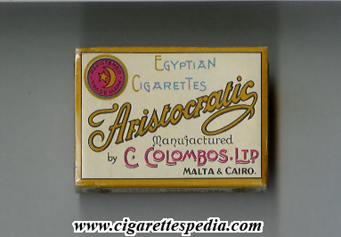 aristocratic egyptian cigarettes malta cairo 0 7s 10 b grey malta