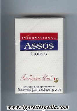 assos design 2 international lights fine virginia blend ks 20 h greece