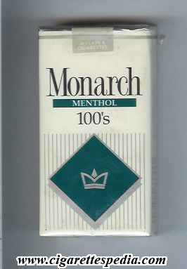 monarch american version menthol l 20 s usa
