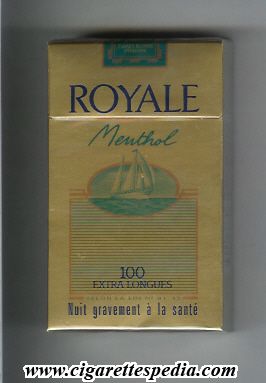 royale french version royale in the top with ocean menthol l 20 h gold light green france