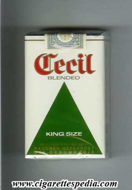 cecil blended king size ks 20 s white green germany denmark