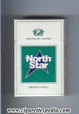 north star american blend menthol ks 20 h white green russia