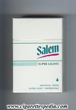 salem with red line super lights menthol fresh ks 20 h japan usa