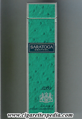saratoga american version menthol sl 4 h usa