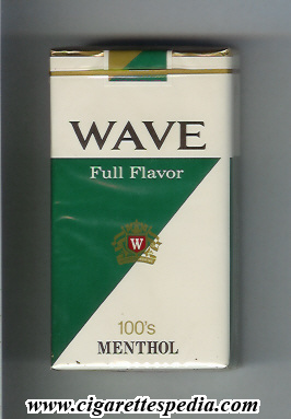 wave characteristic on the middle full flavor menthol l 20 s usa japan