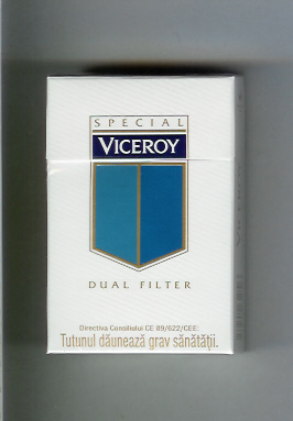viceroy with flag in the middle special dual filter ks 20 h white grey roumania usa