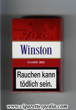 winston collection version classic red 70 s ks 20 h germany