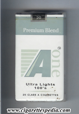a one vertical one premium blend ultra lights l 20 s usa