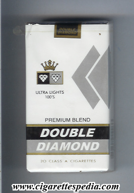 double diamond premium blend ultra lights l 20 s india usa