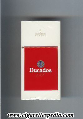 ducados rubios ks 5 h white red spain