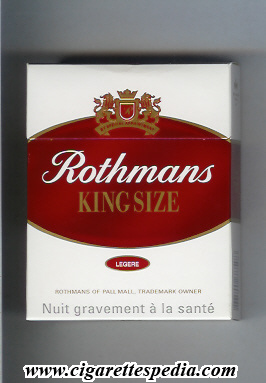 rothmans english version new design by special appointment legere ks 25 h holland england