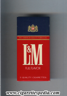 l m rich american quality tobaccos full flavor ks 3 h usa