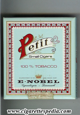 pefif e nobel small cigars 0 9l 20 b denmark