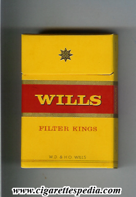 wills filter kings ks 20 h yellow india