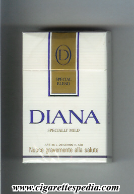diana italian version special blend specially mild ks 20 h holland italy