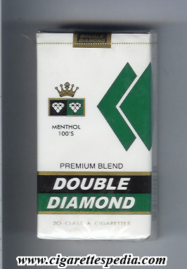 double diamond premium blend menthol l 20 s india usa