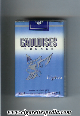cigarettes brunes Gauloises Brunes (Legeres) KS-20-S - France