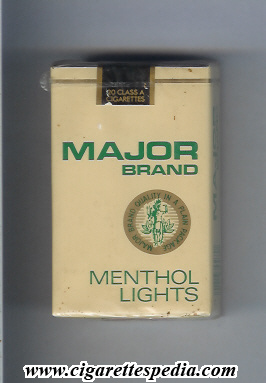 major brand menthol lights ks 20 s usa